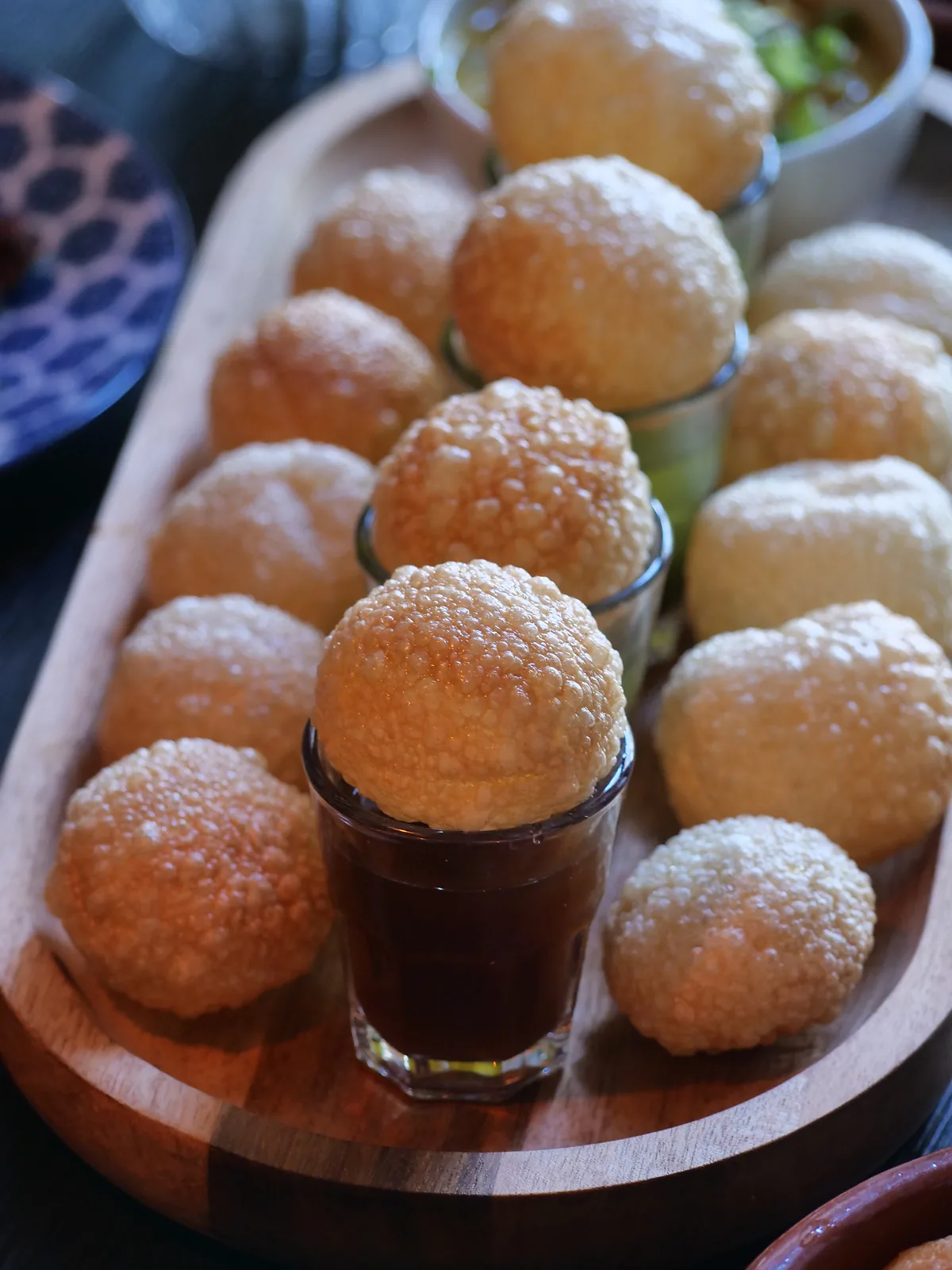 Pani puri på Coco Spice